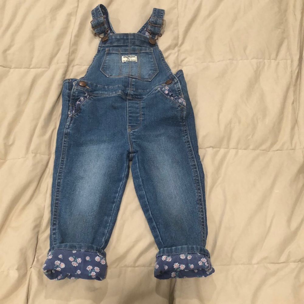 Denim overalls